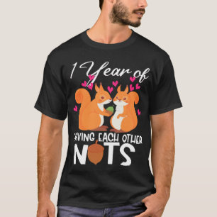 1年結婚記念おもしろい贈与 Tシャツ