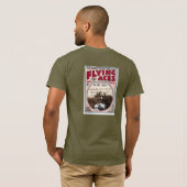 1年記念する飛行ワイシャツ Tシャツ (裏面フル)