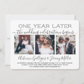 1年記念披露宴4結婚写真 招待状 (正面)