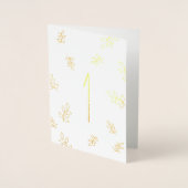 1年記念 箔カード (正面)