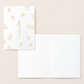 1年記念 箔カード (ディスプレー)