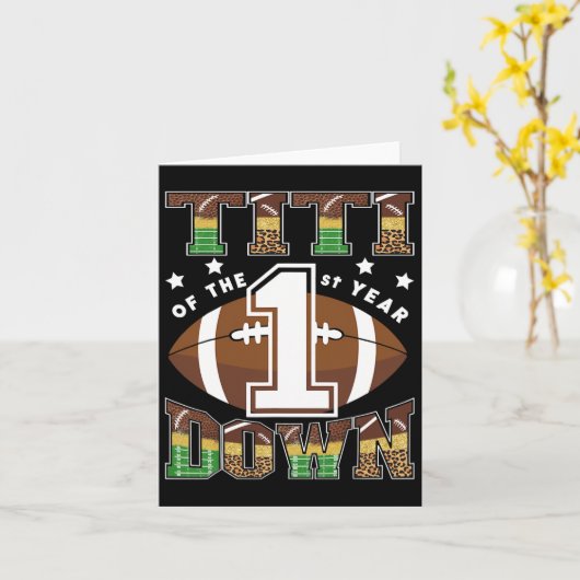 1年連続サッカー第1戦の誕生日 カード (黄色い花)