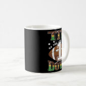 1年連続サッカー第1戦の誕生日 コーヒーマグカップ (正面右)