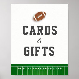 1年連続サッカー誕生日カードとギフト ポスター