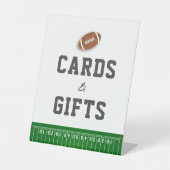 1年連続サッカー誕生日カードとギフト 台座サイン (正面)