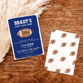 1年連続サッカー |誕生日パーティー 招待状