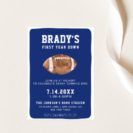 1年連続サッカー |誕生日パーティー 招待状