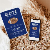 1年連続サッカー |誕生日パーティー 招待状