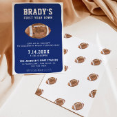 1年連続サッカー |誕生日パーティー 招待状