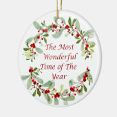 1年間で最も素晴らしい時間 セラミックオーナメント (左)