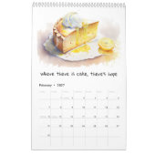 1年間のベーカーのインスピレーションカレンダー カレンダー (2月 2027)