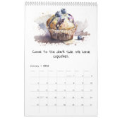 1年間のベーカーのインスピレーションカレンダー カレンダー (1月 2026)