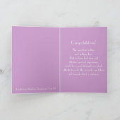 1年間のマイルストーンsobriityお誕生日ケーキカード カード (内部)