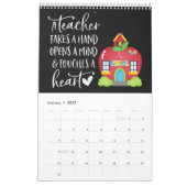 1年間の先生のインスピレーション カレンダー (1月 2027)