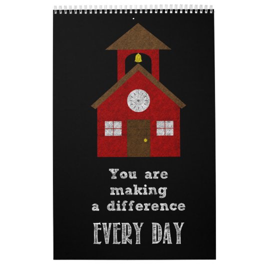 1年間の先生のインスピレーション カレンダー (カバー)