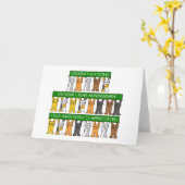 1年間の従業員の勤続記念日 カード (黄色い花)