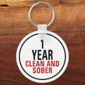 1年間の清掃と清掃 キーホルダー (正面)