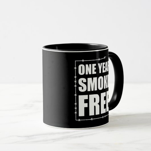1年間の無煙記念日 マグカップ (正面右)