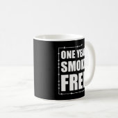 1年間の禁煙マグ コーヒーマグカップ (正面右)