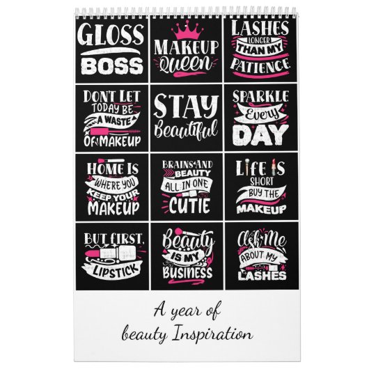 1年間の美しいインスピレーション カレンダー (カバー)