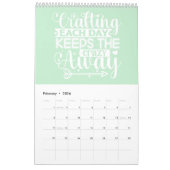 1年間の造作 カレンダー (2月 2026)