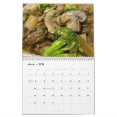 1年間の食糧（米国版） カレンダー (3月 2026)