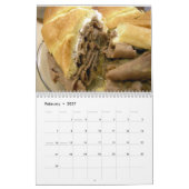 1年間の食糧（米国版） カレンダー (2月 2027)