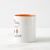 1年間は365の機会に相当 ツートーンマグカップ (中央)