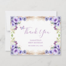 1年間フラッティンバタフライファースト誕生日フローラ