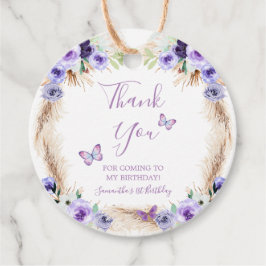 1年間フラッティンバタフライファースト誕生日フローラ フェイバータグ