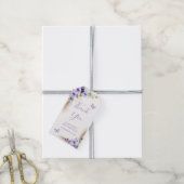 1年間フラッティンバタフライ誕生日ありがとう ギフトタグ (より糸付き)