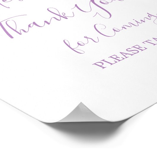 1年間フラッティンバタフライ誕生日ありがとう ポスター (角)