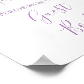 1年間フラッティンバタフライ誕生日ゲストブック ポスター (角)