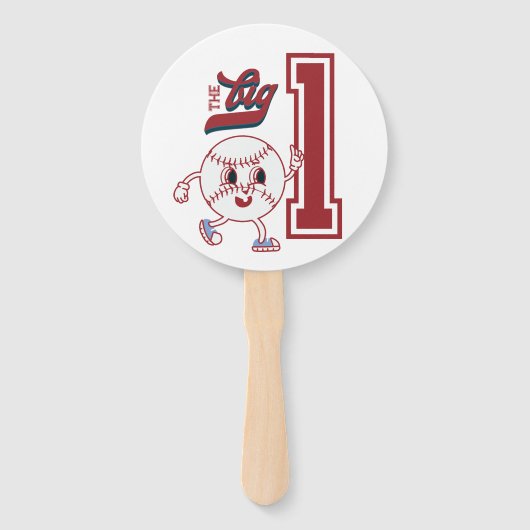 1年1回目の誕生日の大きな1球場 ハンドファン (裏面)