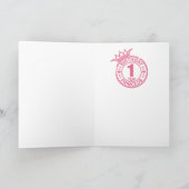 1年-誕生日のプリンセス-ピンク カード (内部)