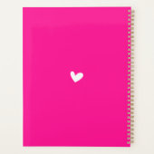 1年|週|日|時間|分|秒|名前ピンク プランナー手帳 (裏面)