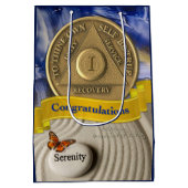 1年AA記念日おめでとう セレニティ ミディアムペーパーバッグ (裏面)