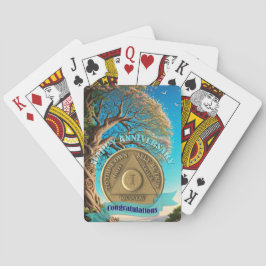 1年Sober Anniversary Coin Tree Of Life トランプ