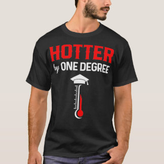 1度で熱い – 卒業おもしろいギフトアイディア Tシャツ