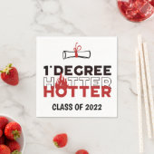 1度ほど熱いおもしろい卒業 スタンダードカクテルナプキン (インサイチュ)