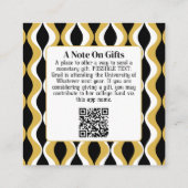 1度ホッター – 卒業ギフトQRコード エンクロージャーカード (裏面)