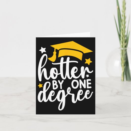 1度卒業2025おもしろい年より暑い カード (正面)