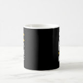 1度卒業2025おもしろい年より暑い コーヒーマグカップ (中央)