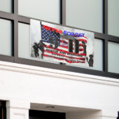 1忘れ月11日まで 横断幕 (ビルの外側)