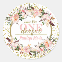 1恋しく思ダーフルステッカー ラウンドシール