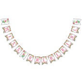 1恋しく思ダーフル第1誕生日バナー バンティングフラッグ (全)