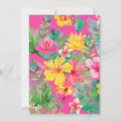 1恋しく思ダーフル第1誕生日ルアウ（ハワイ式宴会） 招待状 (裏面)