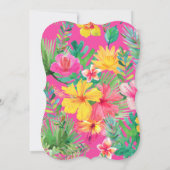 1恋しく思ダーフル第1誕生日ルアウ（ハワイ式宴会） 招待状 (裏面)