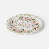 1恋しく思ダーフル誕生日プレート ペーパープレート (アングル)