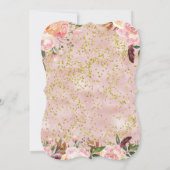 1恋しく思人の誕生日パーティーへの招待 招待状 (裏面)